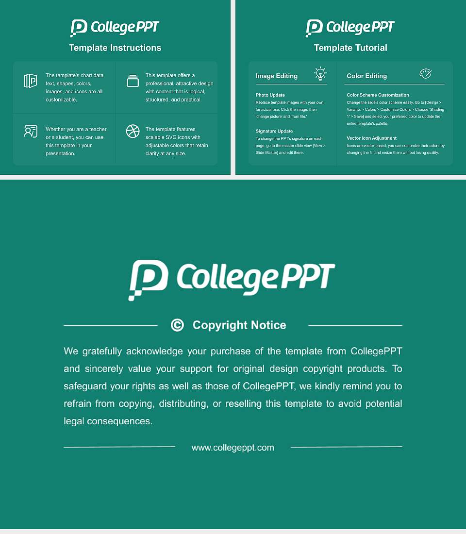 Daegu University Course/Courseware Creation PPT Template4:3 ratio PPT effect preview image5
