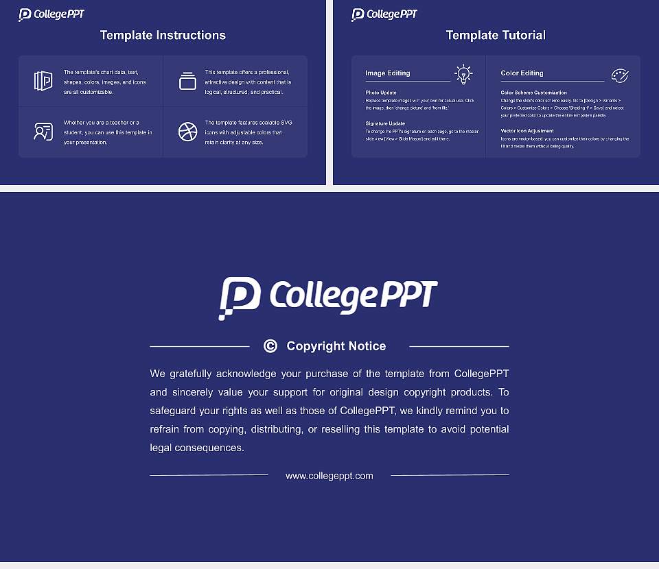 Daegu Haany University Course/Courseware Creation PPT Template16:9 ratio PPT effect preview image5