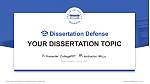 Daejin University Scriptieverdediging PPT-sjabloon