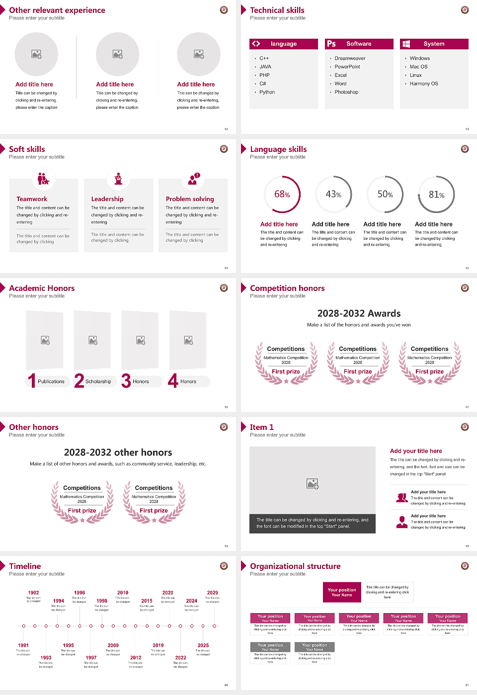 Daegu Health College Resume PPT Template_Slide preview image3