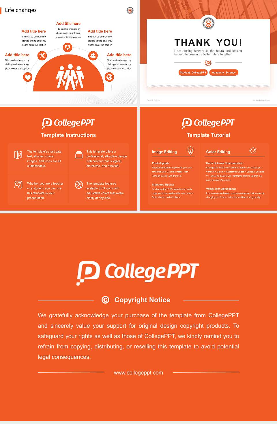 Daeduk College National Scholarship Defense PPT Template4:3 ratio PPT effect preview image4
