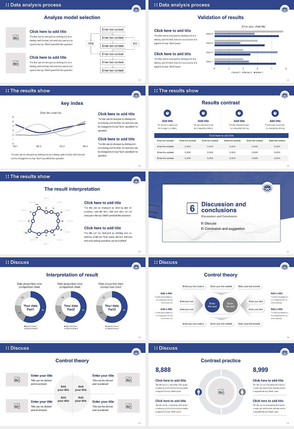 Cheju Halla University Graduation Thesis Defense PPT Template16:9 ratio PPT effect preview image5