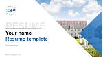 Chung-Ang University Resume PPT Template