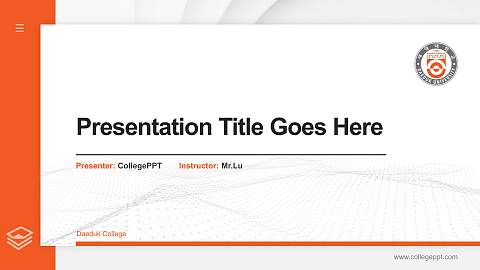 Daeduk College Thesis Proposal/Graduation Defense PPT Template