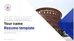 Busan Presbyterian University Resume PPT Template