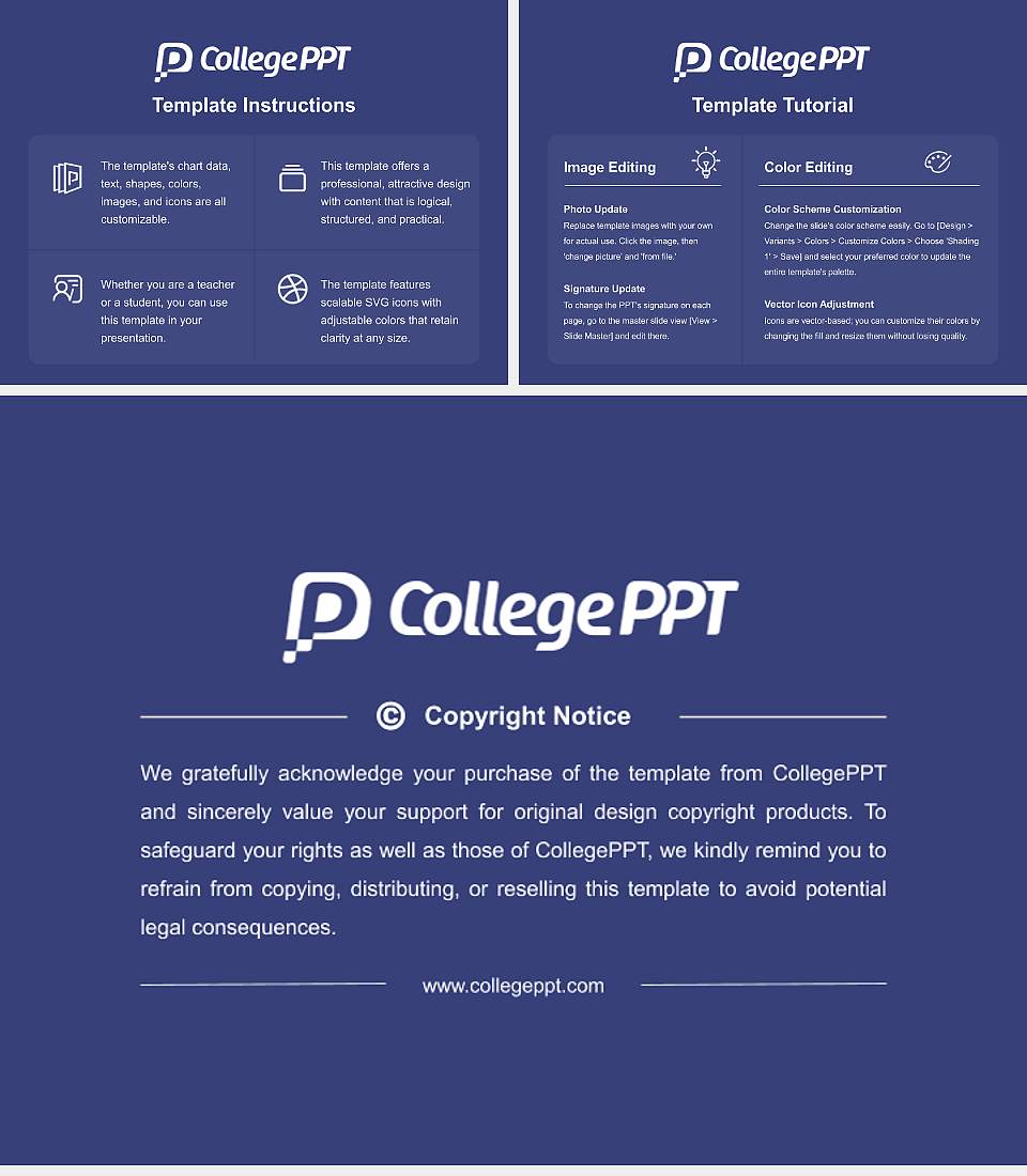Daegu Cyber University Course/Courseware Creation PPT Template4:3 ratio PPT effect preview image5