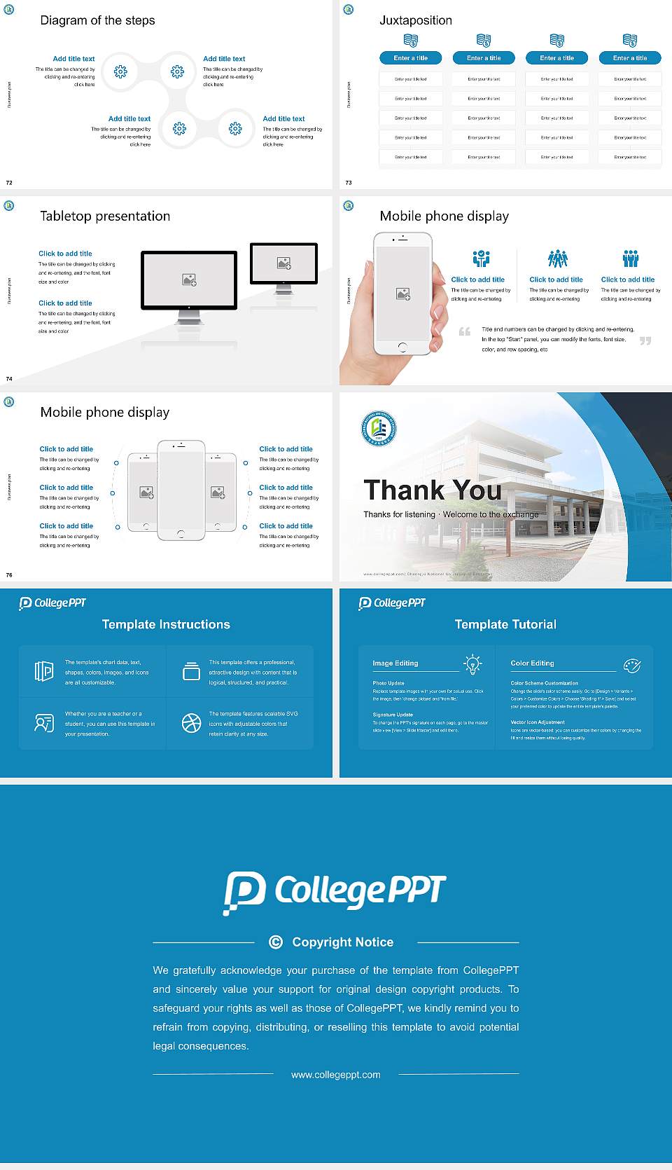 Cheongju National University of Education Competition/Entrepreneurship Contest PPT Template16:9 ratio PPT effect preview image9