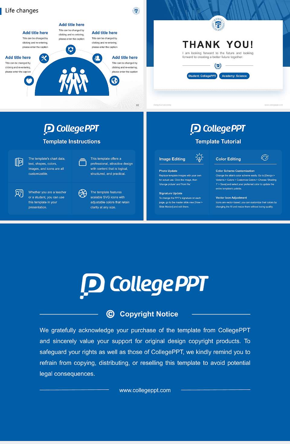 Dong-Eui University National Scholarship Defense PPT Template4:3 ratio PPT effect preview image4