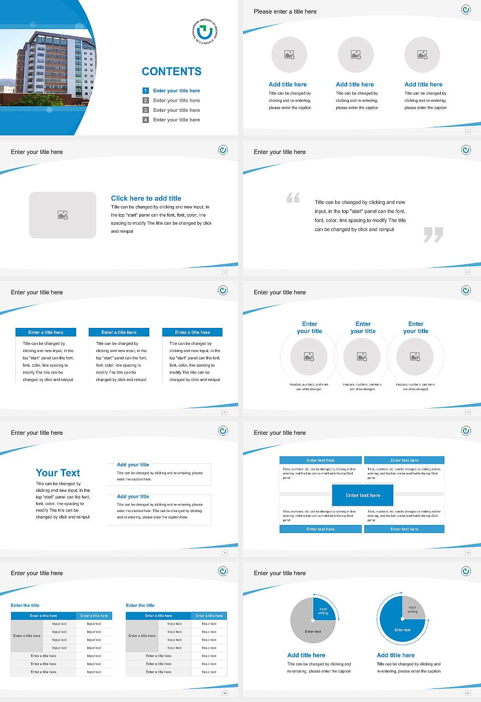Daegu National University of Education Course/Courseware Creation PPT Template16:9 ratio PPT effect preview image2