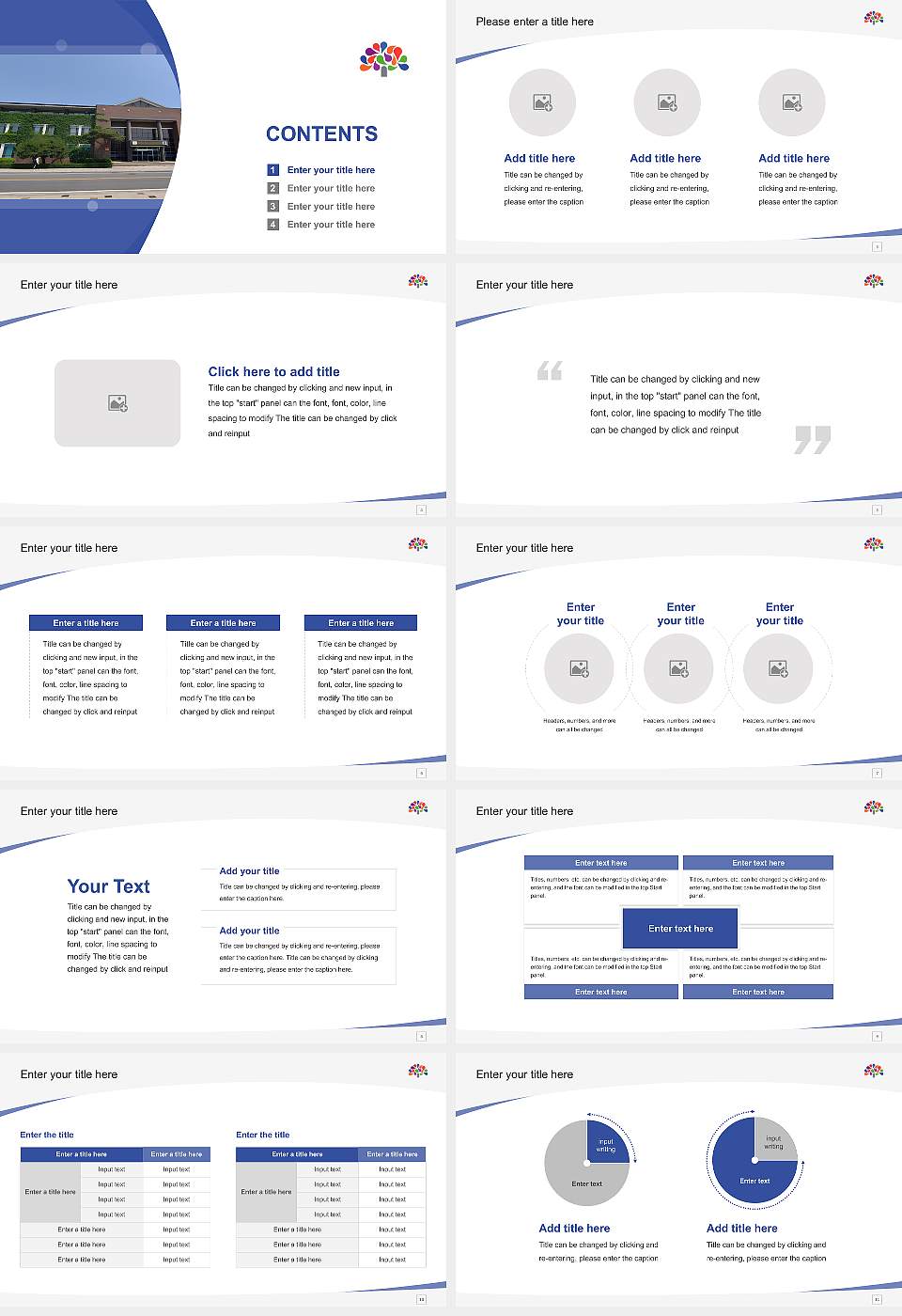 Chungnam Provincial College Course/Courseware Creation PPT Template16:9 ratio PPT effect preview image2