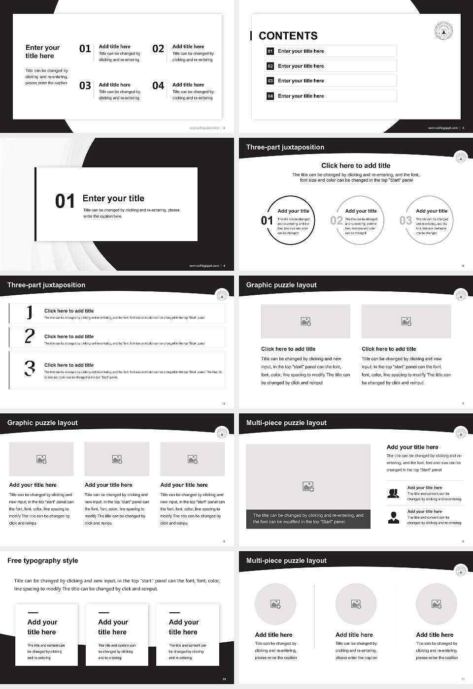Chongshin University Academic Presentation/Research Findings Report PPT Template16:9 ratio PPT effect preview image2