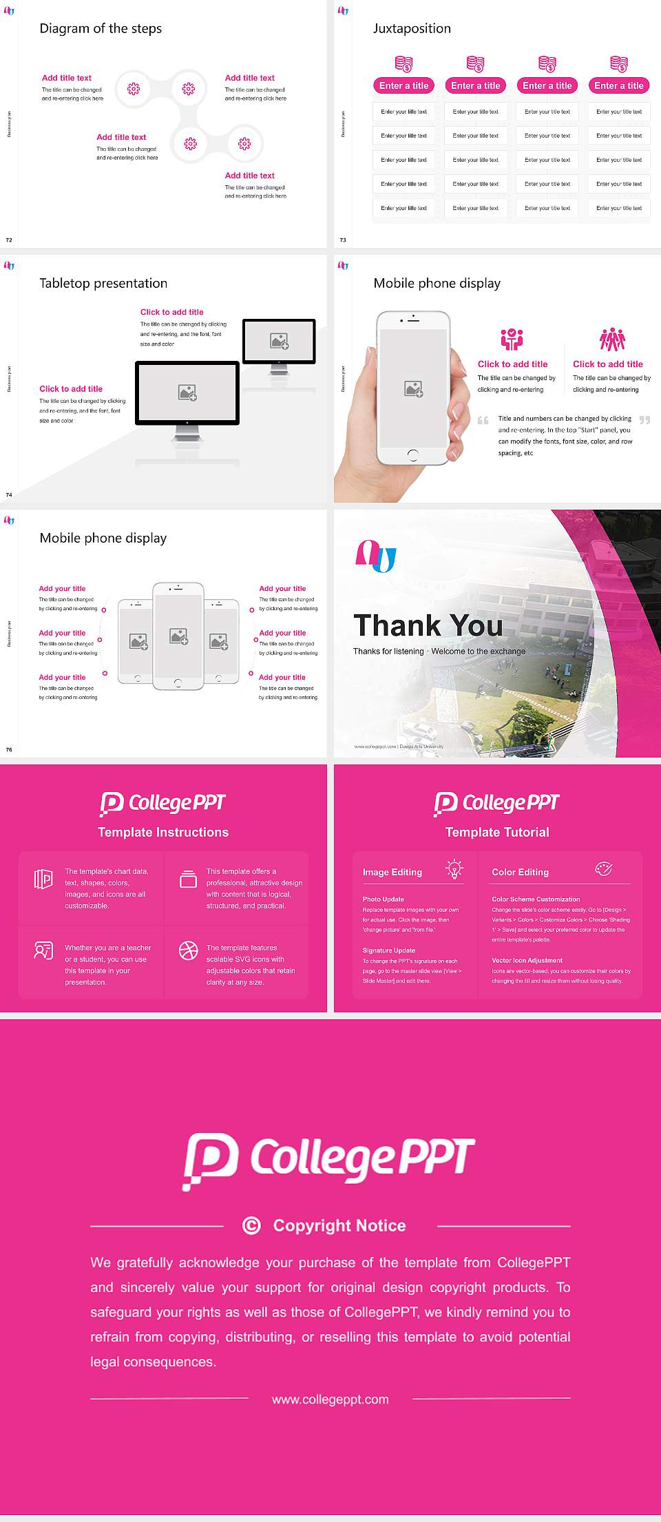 Daegu Arts University Competition/Entrepreneurship Contest PPT Template4:3 ratio PPT effect preview image9