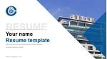 Changwon National University Resume PPT Template