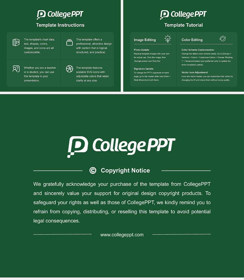 Daewon University College Course/Courseware Creation PPT Template4:3 ratio PPT effect preview image5
