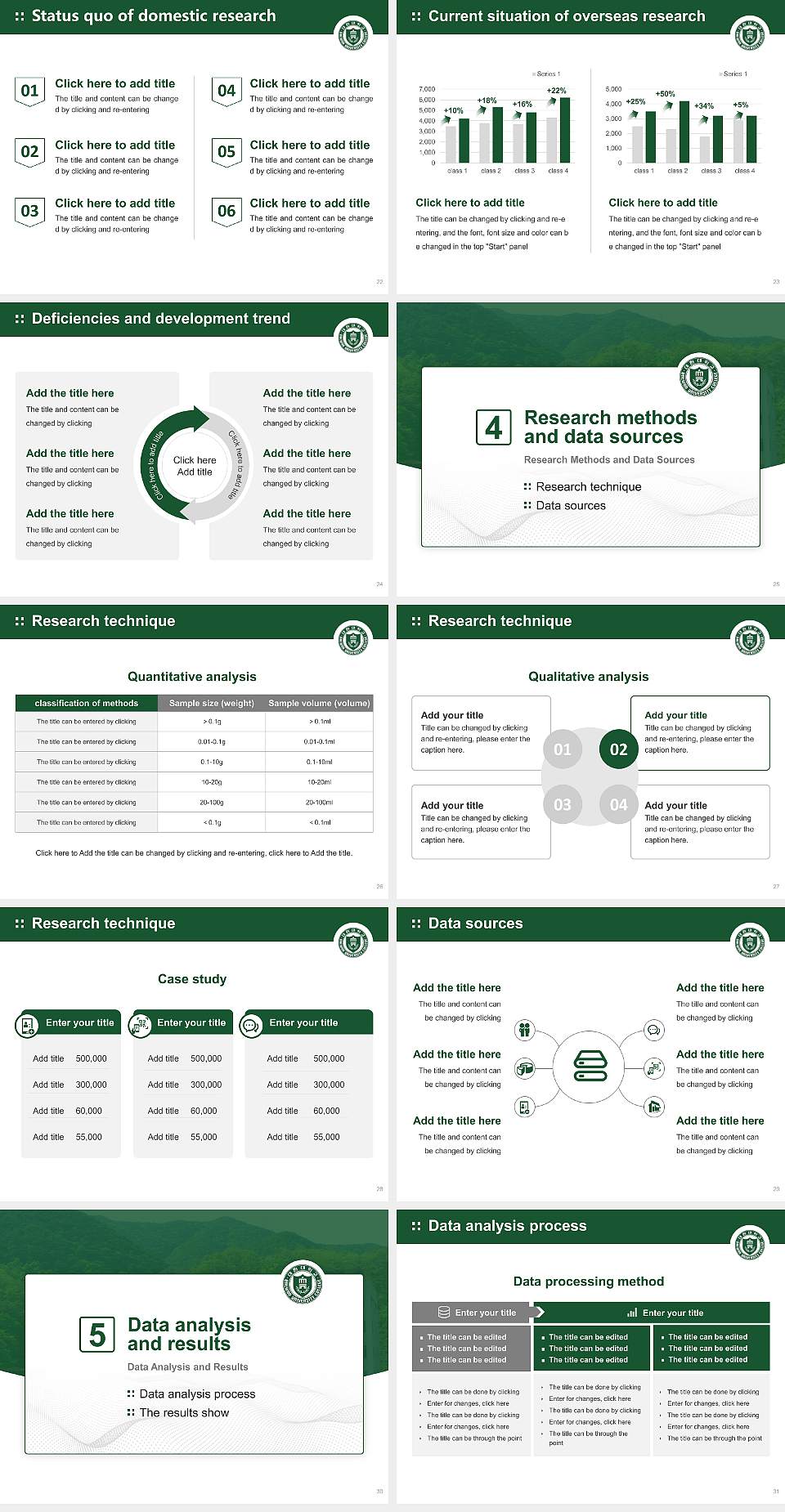 Daewon University College Graduation Thesis Defense PPT Template4:3 ratio PPT effect preview image4