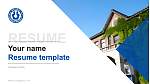 Cheongju University Resume PPT Template
