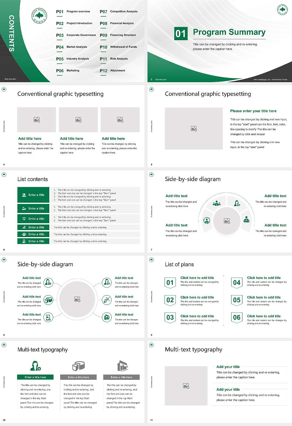 Daejeon University Competition/Entrepreneurship Contest PPT Template16:9 ratio PPT effect preview image2
