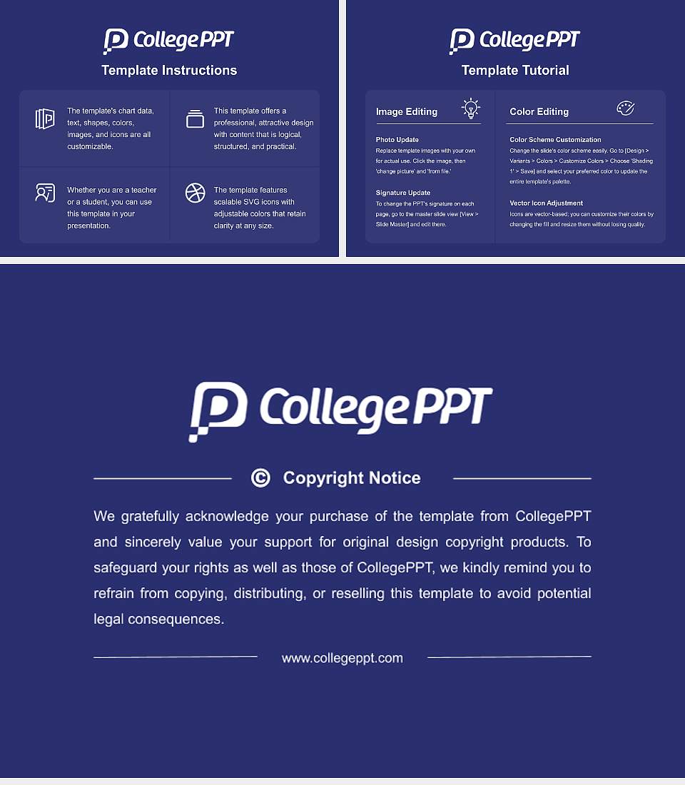 Daegu Haany University Course/Courseware Creation PPT Template4:3 ratio PPT effect preview image5