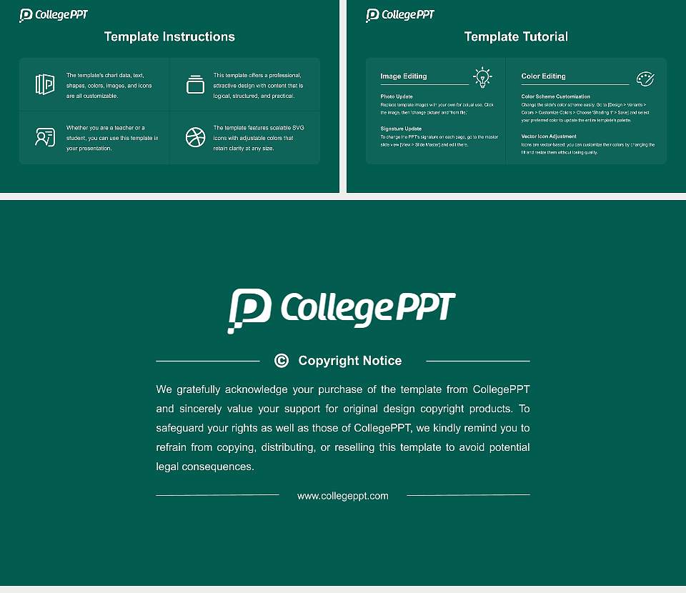 Chung Cheong University Academic Presentation/Research Findings Report PPT Template16:9 ratio PPT effect preview image5