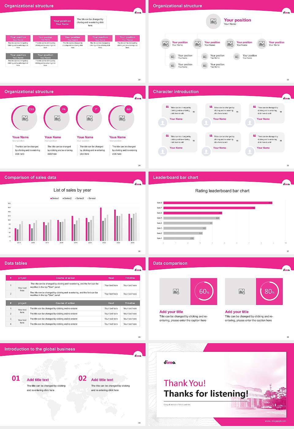 Dong-ah Institute of Media and Arts Academic Presentation/Research Findings Report PPT Template16:9 ratio PPT effect preview image4