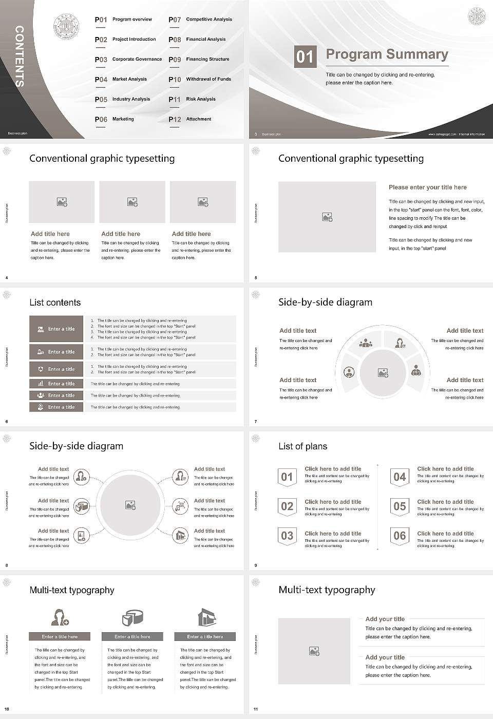 Dongguk University Competition/Entrepreneurship Contest PPT Template16:9 ratio PPT effect preview image2