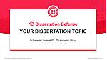 Daejeon Health Sciences College Graduation Thesis Defense PPT Template