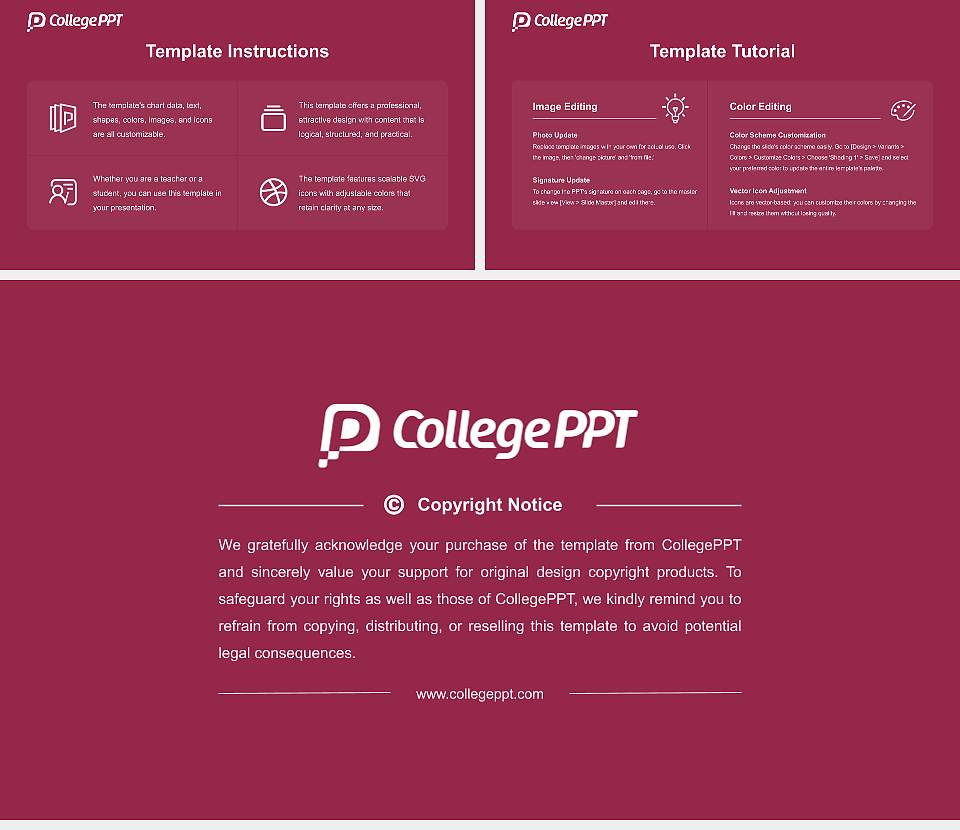 Dongduk Women’s University Course/Courseware Creation PPT Template16:9 ratio PPT effect preview image5