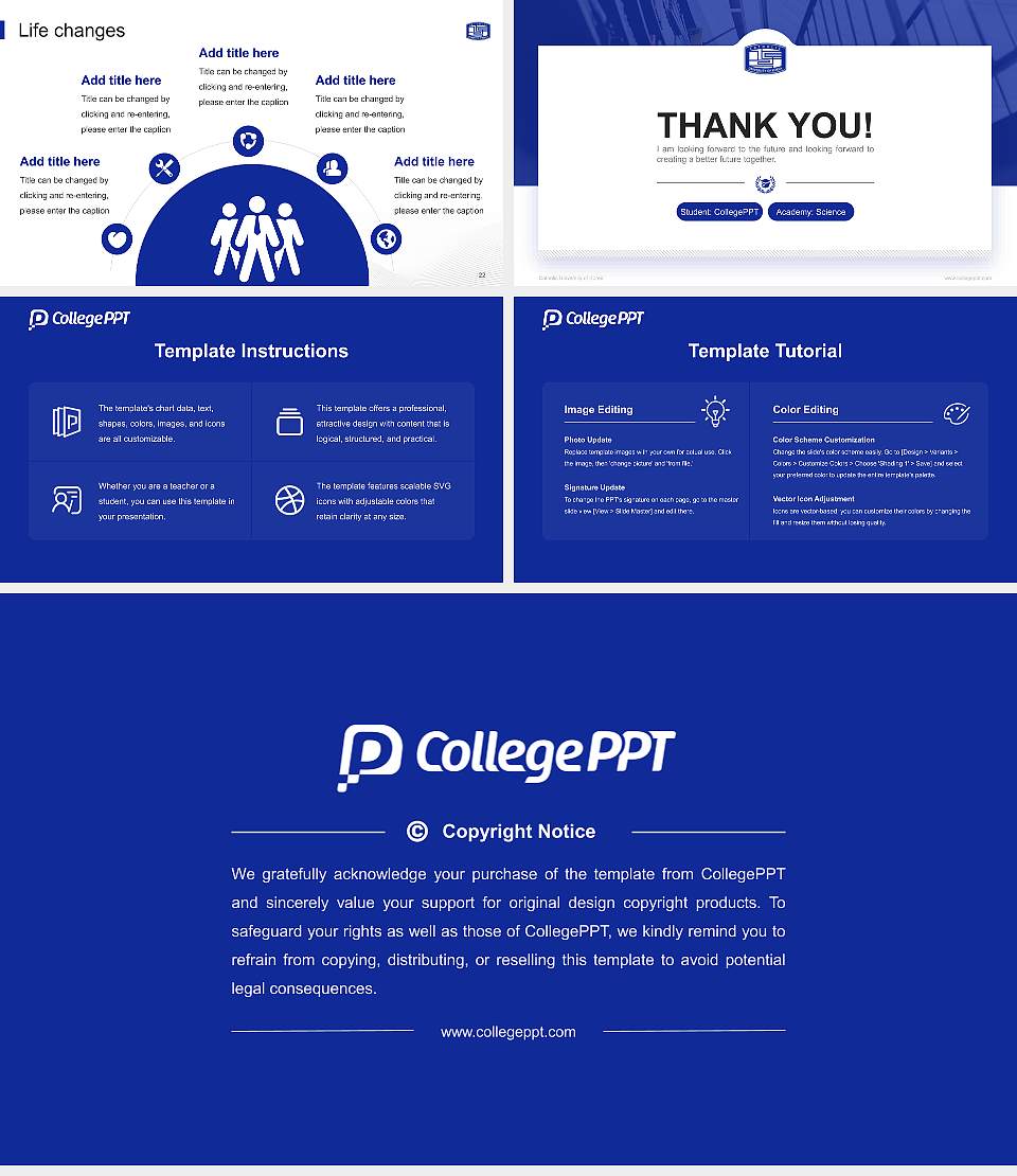 Catholic University of Korea National Scholarship Defense PPT Template16:9 ratio PPT effect preview image4