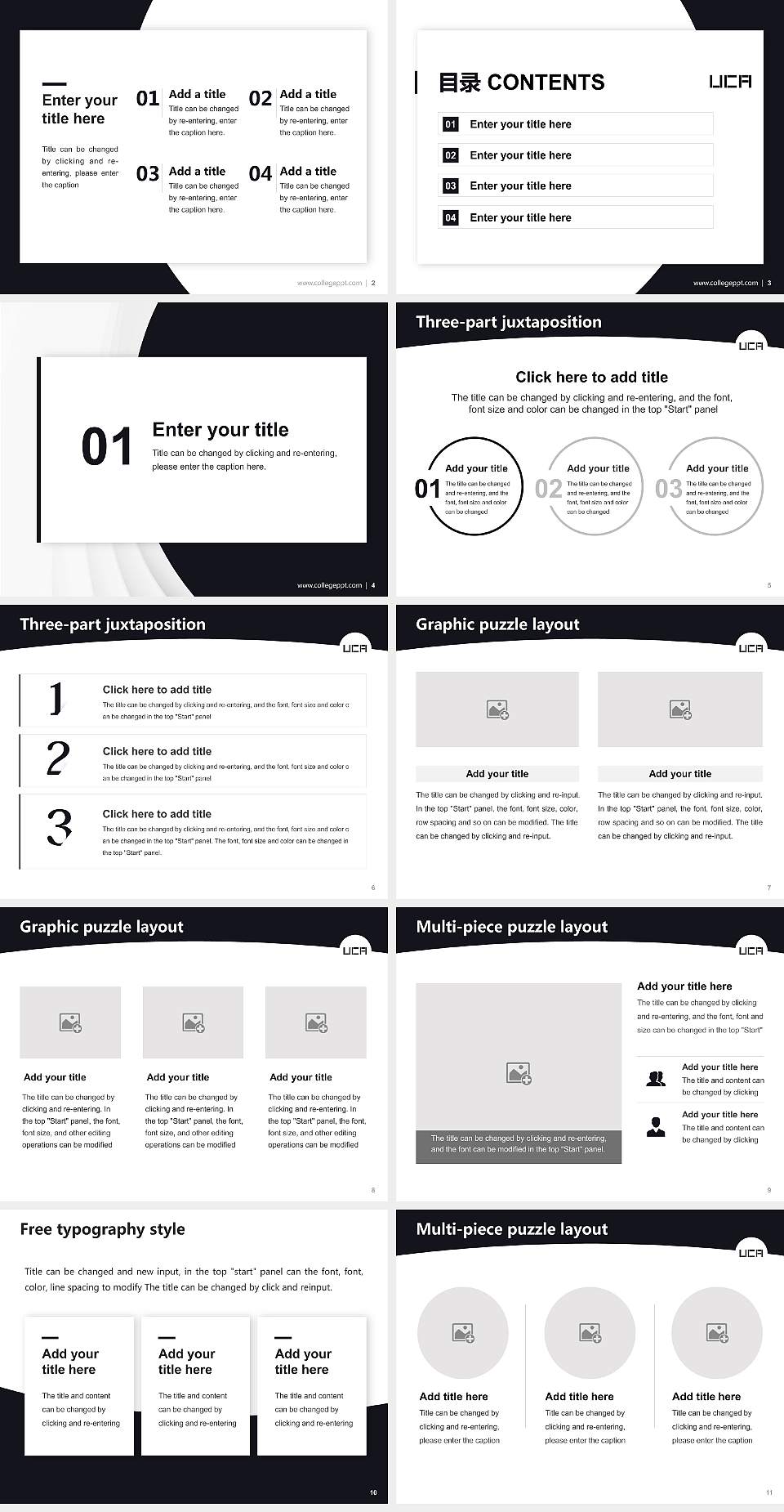 University for the Creative Arts Academic Presentation/Research Findings Report PPT Template4:3 ratio PPT effect preview image2