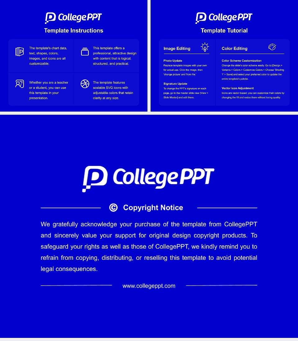 Imperial College London Course/Courseware Creation PPT Template4:3 ratio PPT effect preview image5