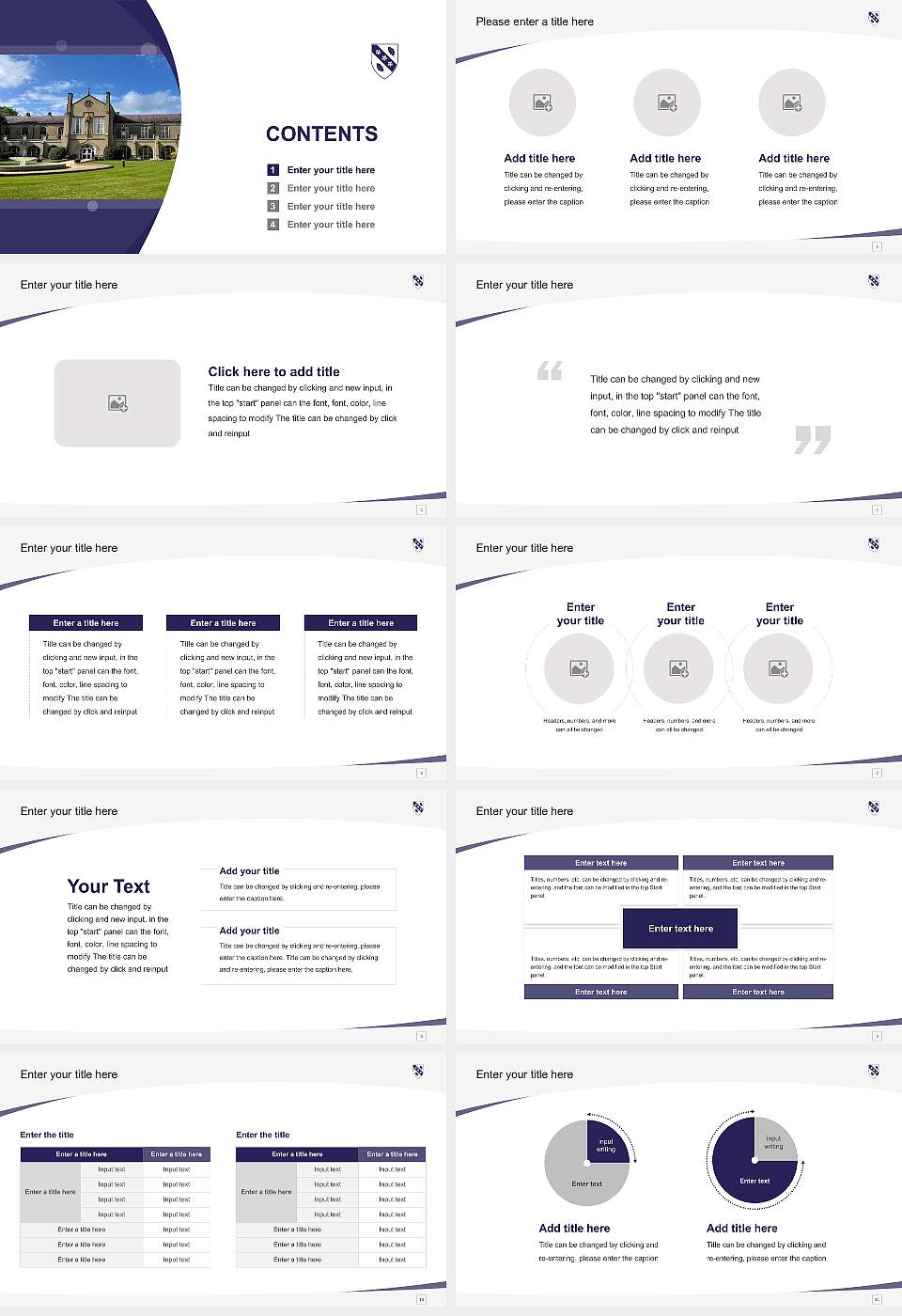 University of Wales, Lampeter Course/Courseware Creation PPT Template16:9 ratio PPT effect preview image2