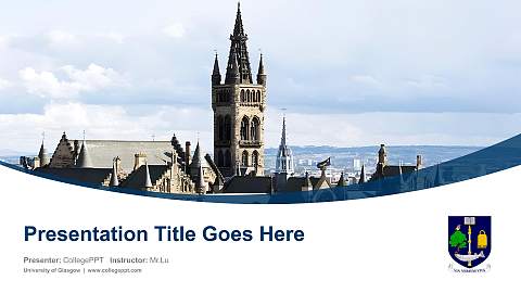 University of Glasgow Course/Courseware Creation PPT Template