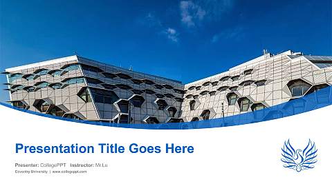 Coventry University Course/Courseware Creation PPT Template