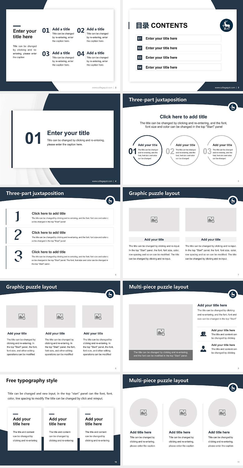 University of Surrey Academic Presentation/Research Findings Report PPT Template4:3 ratio PPT effect preview image2
