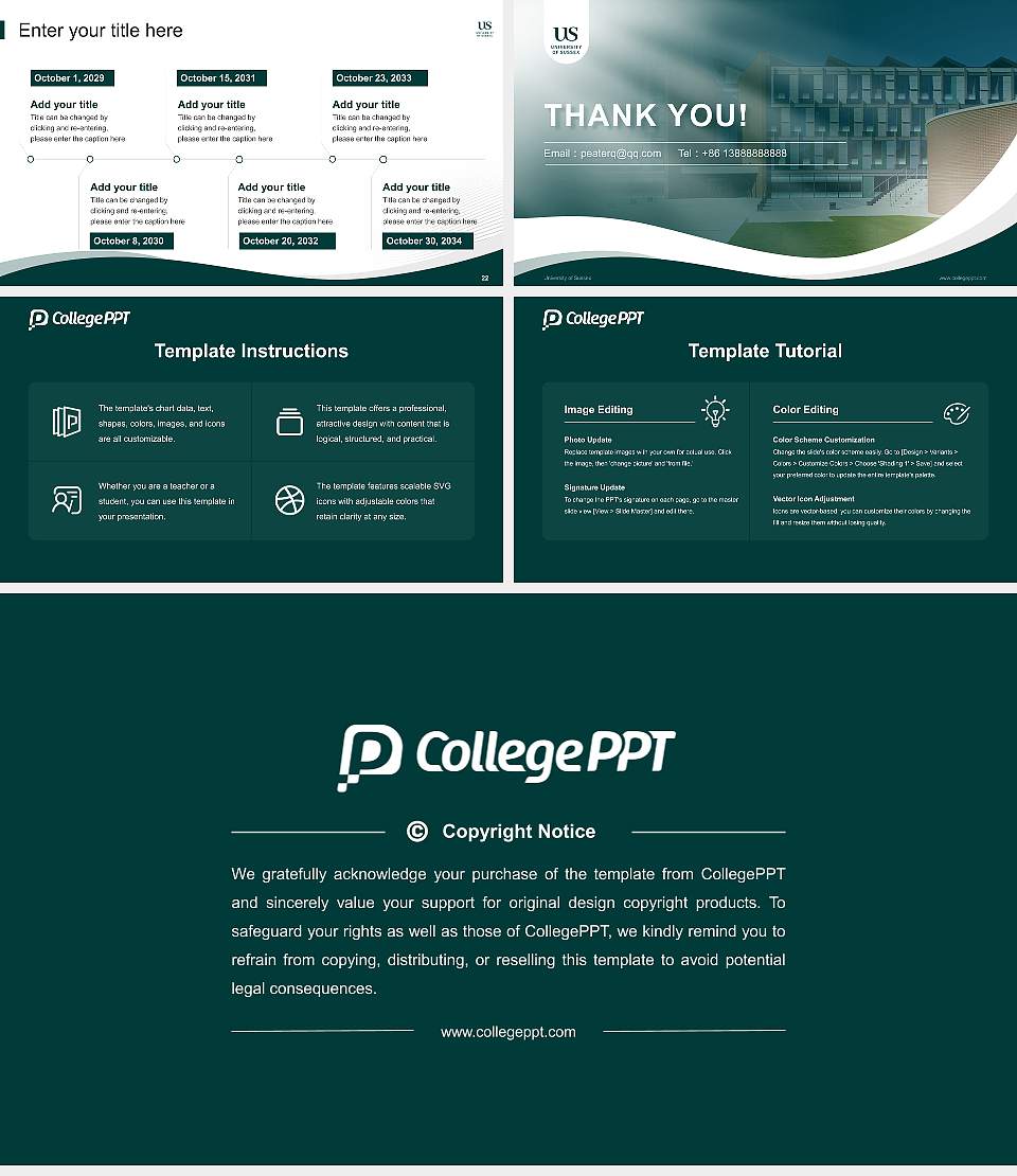 University of Sussex Lecture Sharing and Networking Event PPT Template16:9 ratio PPT effect preview image4
