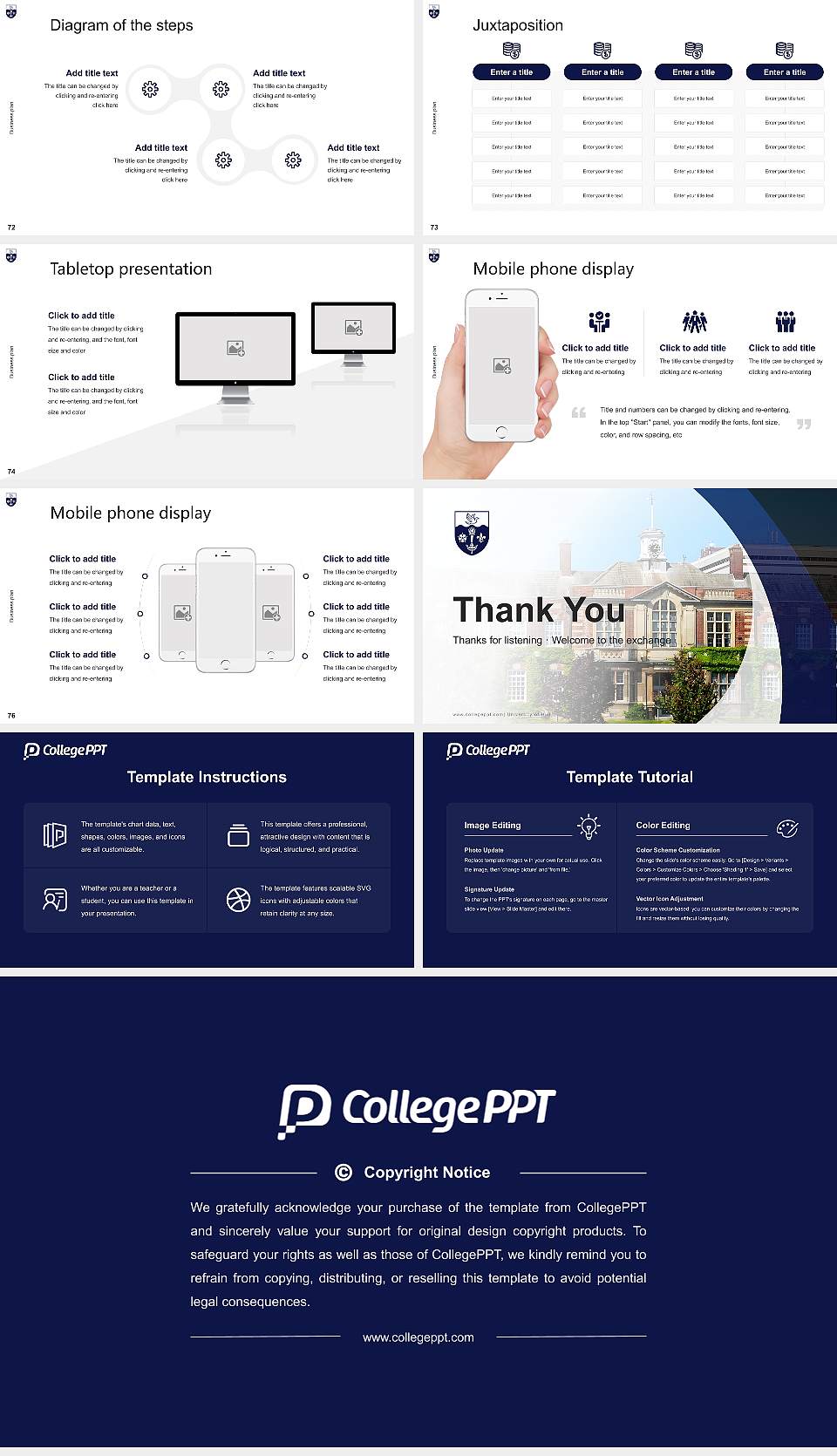 University of Hull Competition/Entrepreneurship Contest PPT Template16:9 ratio PPT effect preview image9