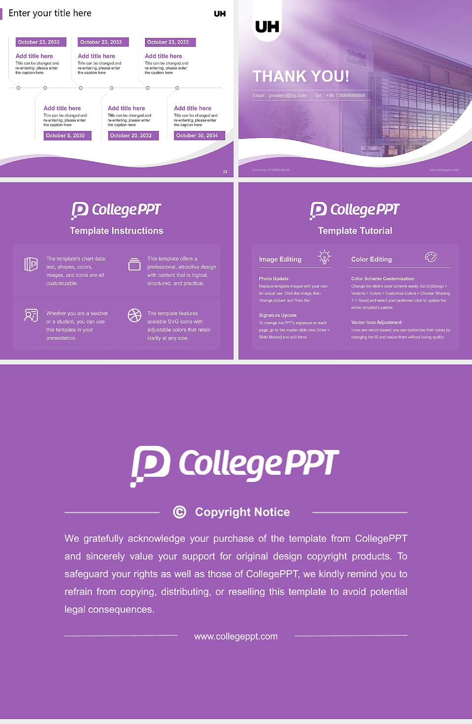 University of Hertfordshire Lecture Sharing and Networking Event PPT Template4:3 ratio PPT effect preview image4