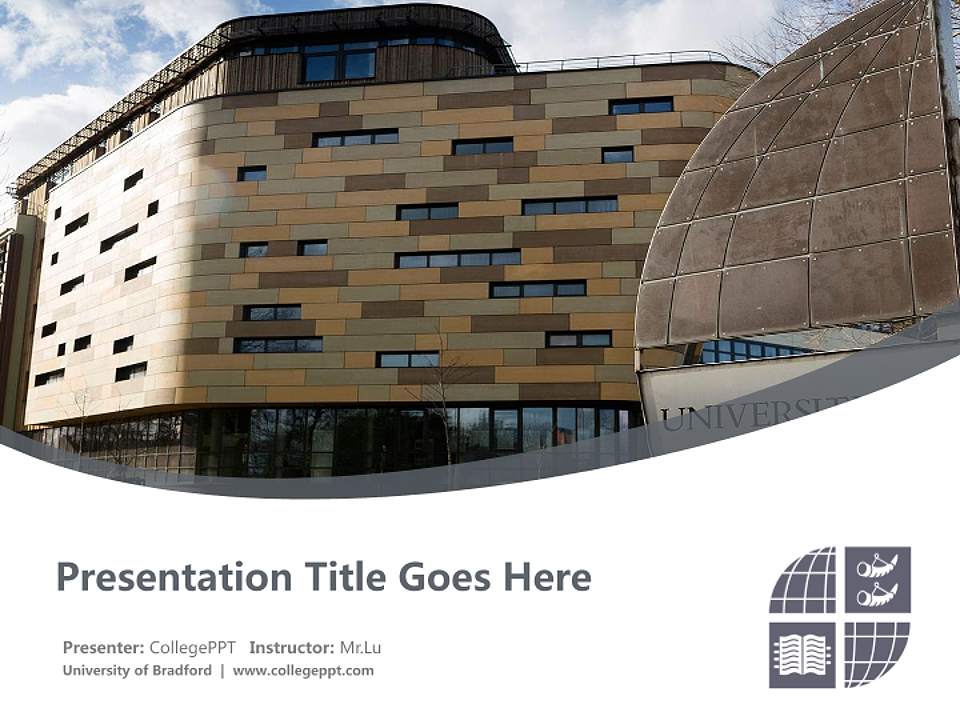 University of Bradford Course/Courseware Creation PPT Template4:3 ratio PPT effect preview image5