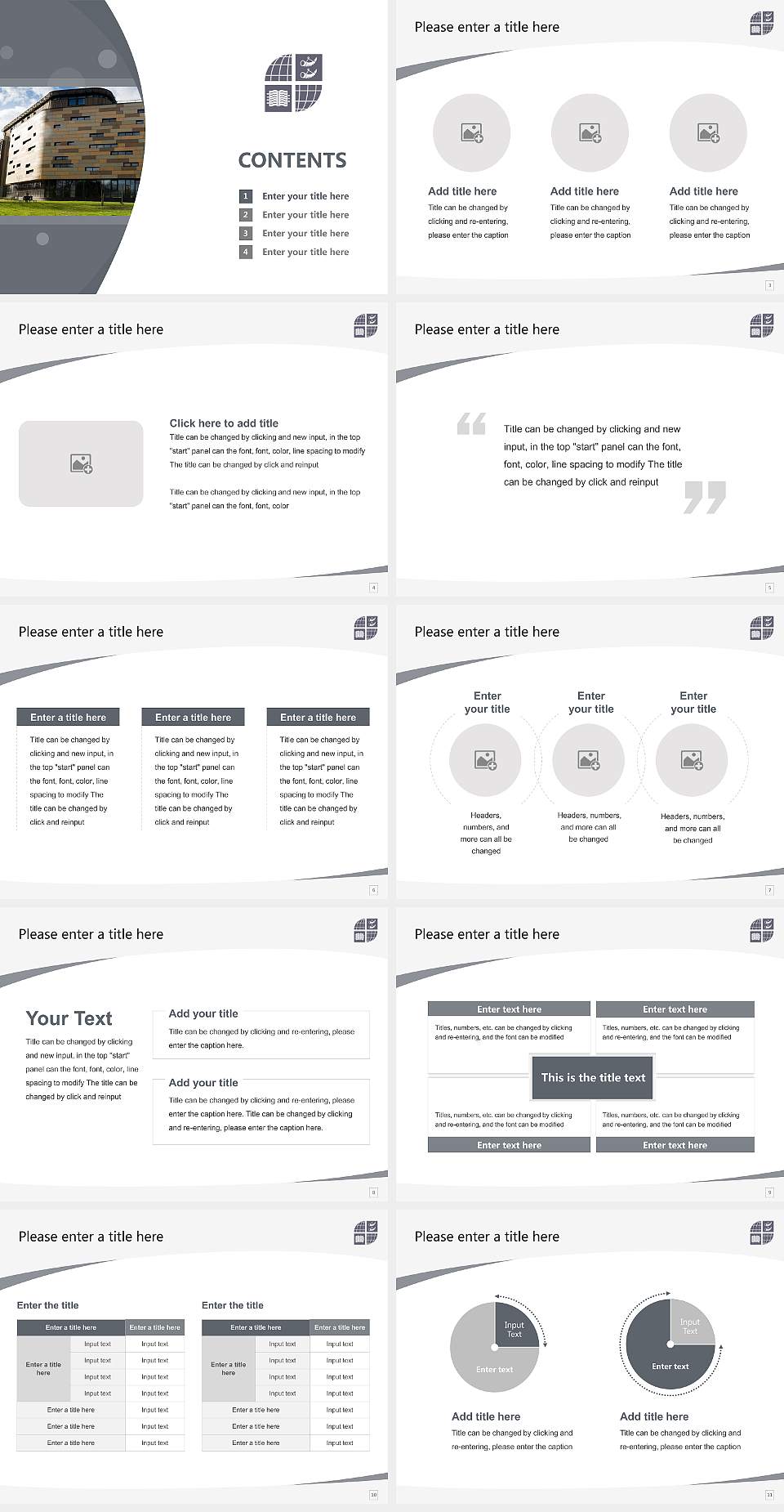 University of Bradford Course/Courseware Creation PPT Template4:3 ratio PPT effect preview image2