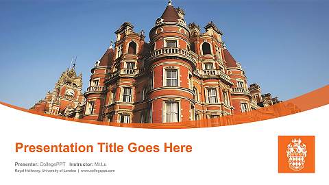 Royal Holloway, University of London Course/Courseware Creation PPT Template