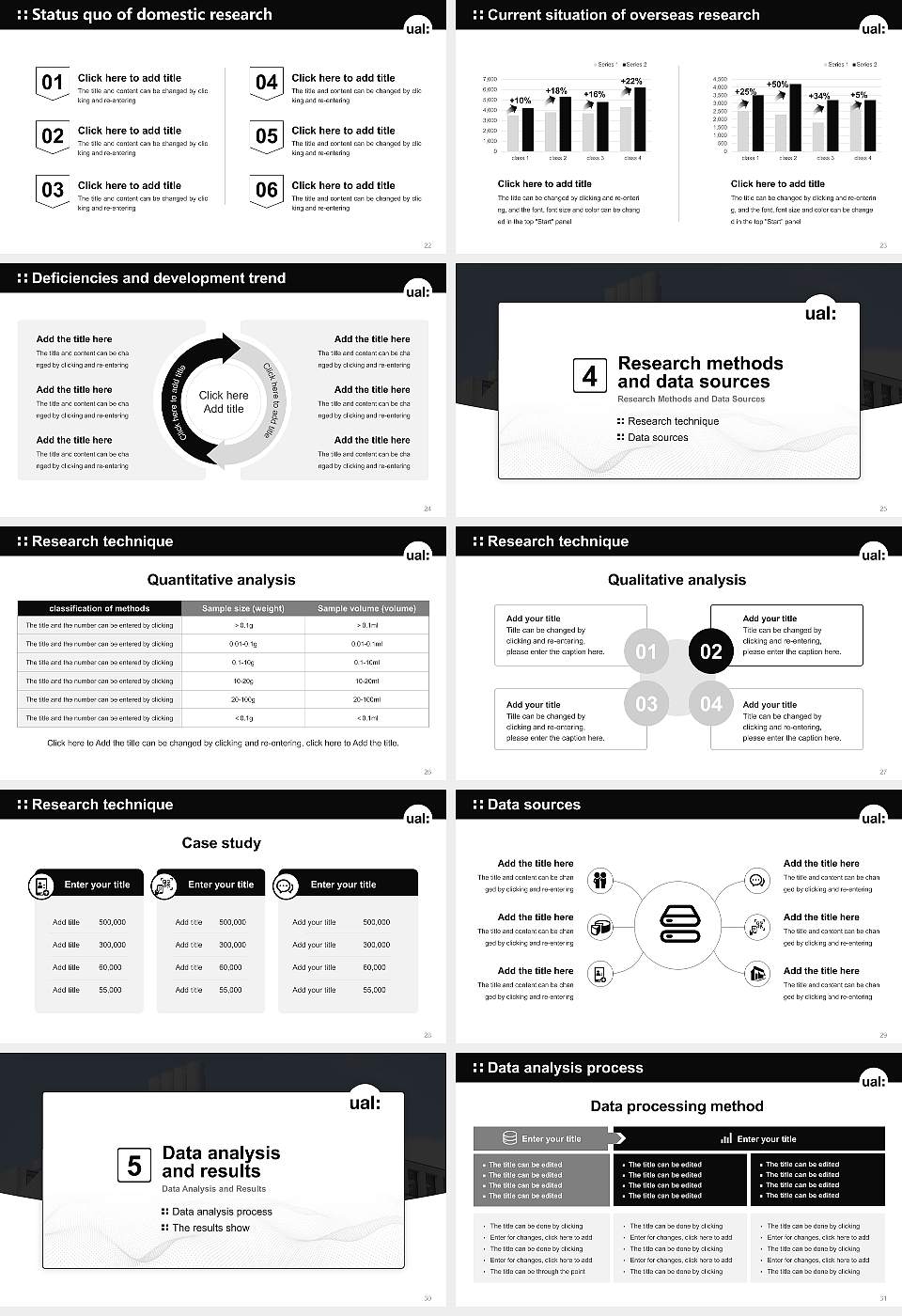 University of the Arts London Graduation Thesis Defense PPT Template16:9 ratio PPT effect preview image4