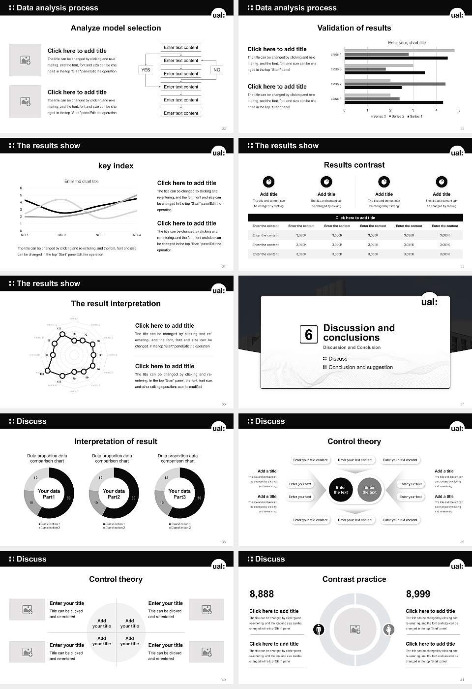 University of the Arts London Graduation Thesis Defense PPT Template16:9 ratio PPT effect preview image5