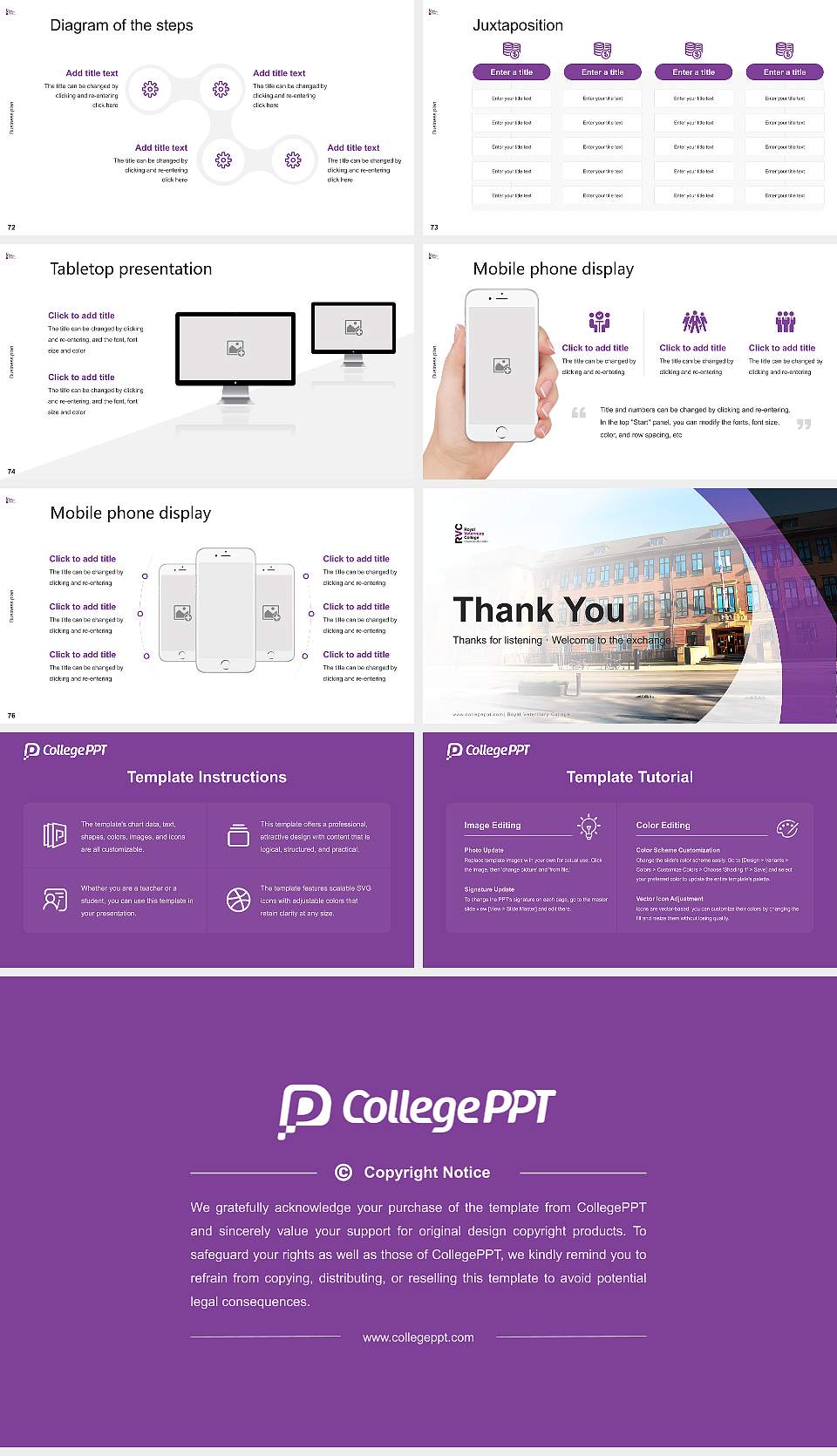 Royal Veterinary College Competition/Entrepreneurship Contest PPT Template16:9 ratio PPT effect preview image9