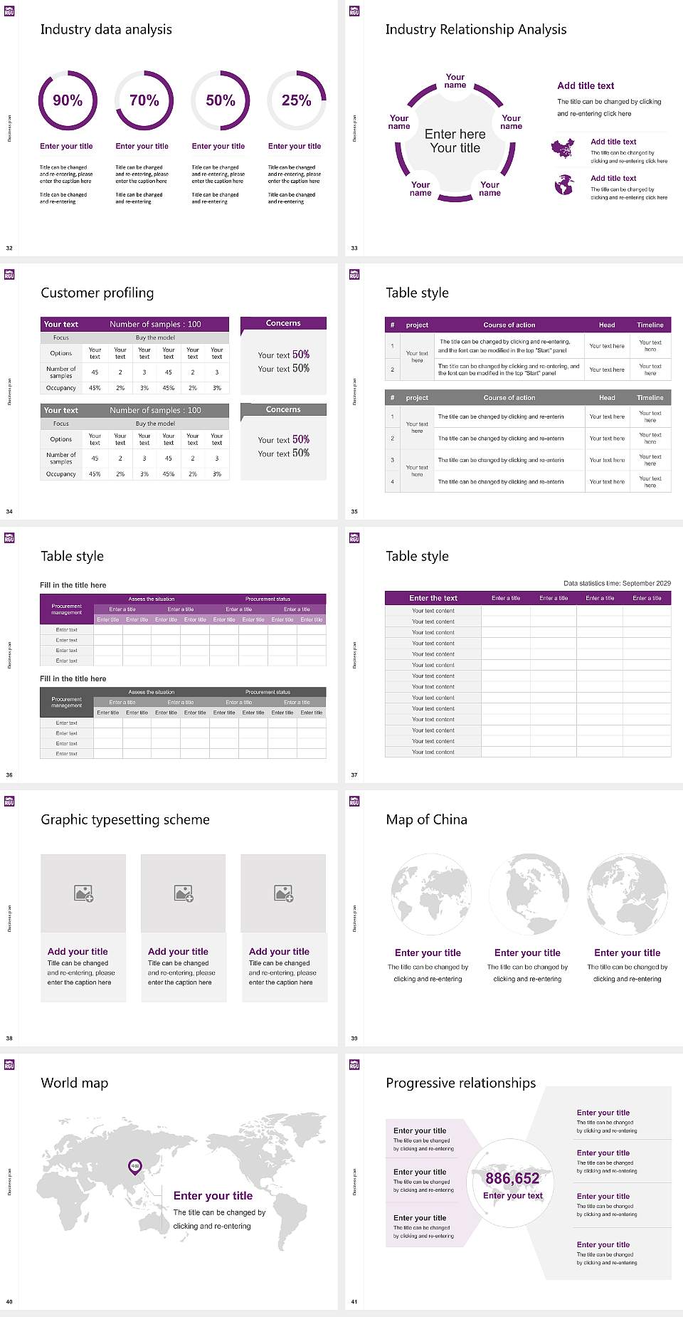Robert Gordon University Competition/Entrepreneurship Contest PPT Template4:3 ratio PPT effect preview image5