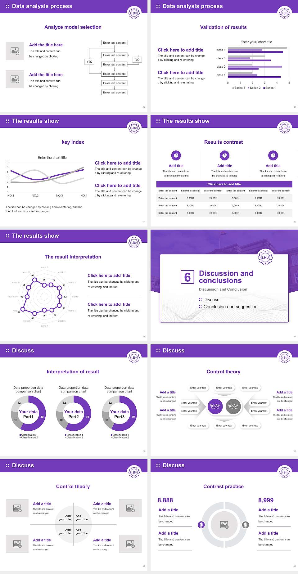 Leeds Beckett University Graduation Thesis Defense PPT Template4:3 ratio PPT effect preview image5