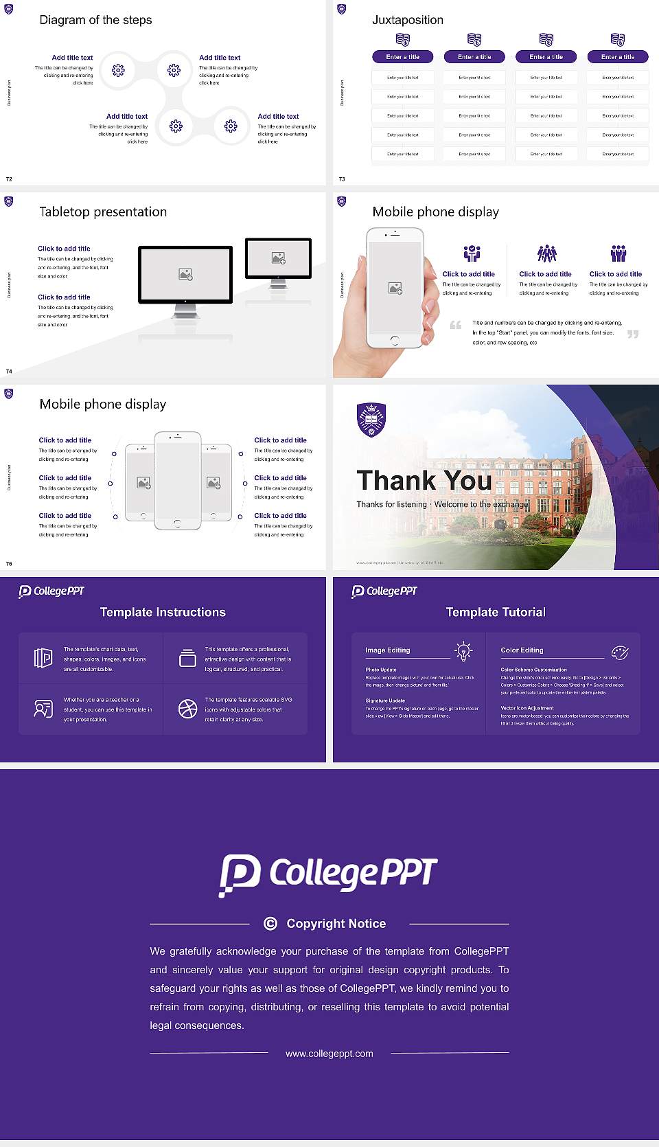 University of Sheffield Competition/Entrepreneurship Contest PPT Template16:9 ratio PPT effect preview image9