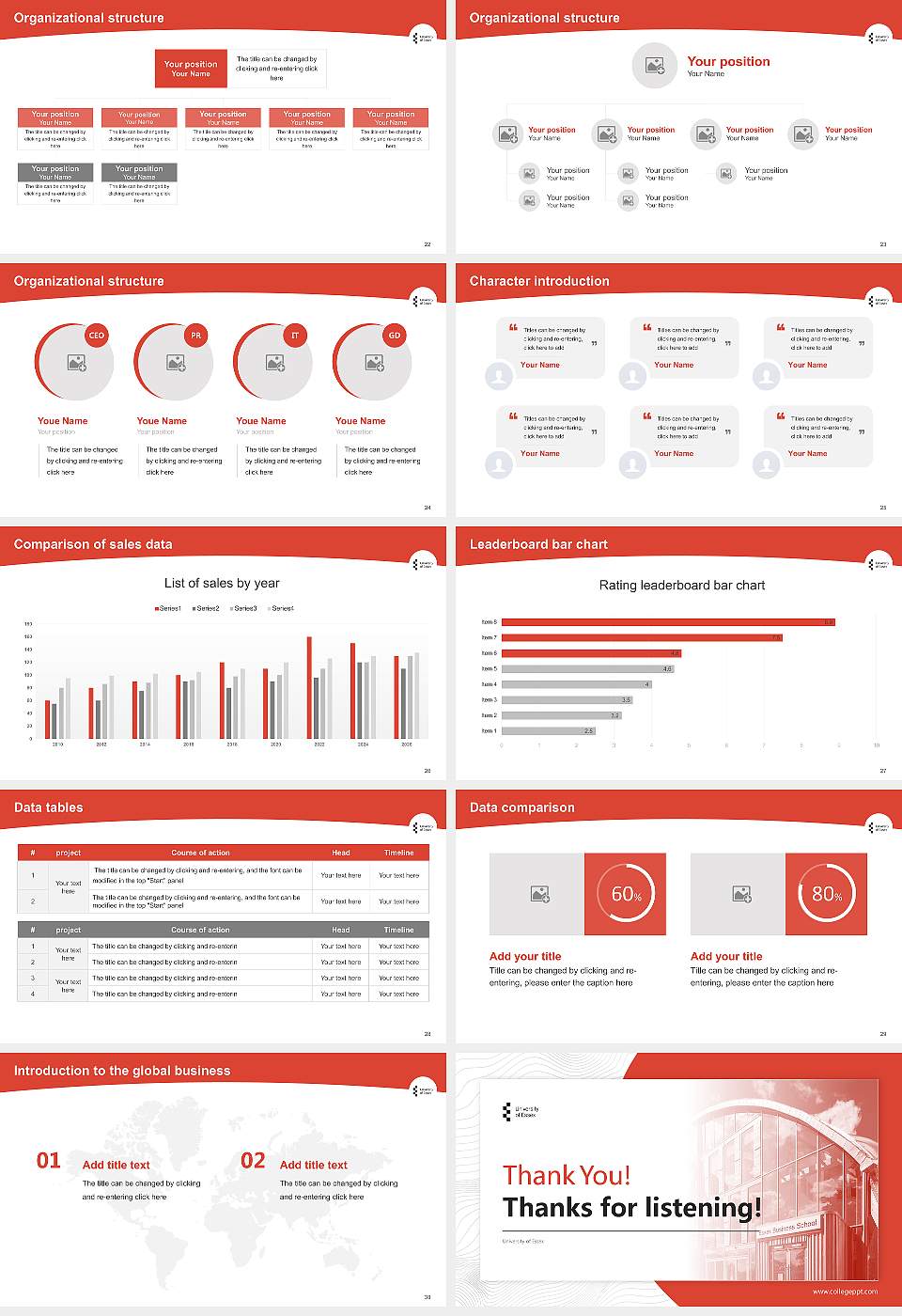 University of Essex Academic Presentation/Research Findings Report PPT Template16:9 ratio PPT effect preview image4