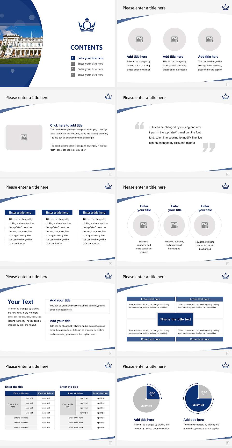 Queen Mary University of London Course/Courseware Creation PPT Template4:3 ratio PPT effect preview image2
