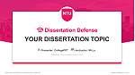 Nottingham Trent University Disputation Powerpoint Vorlage