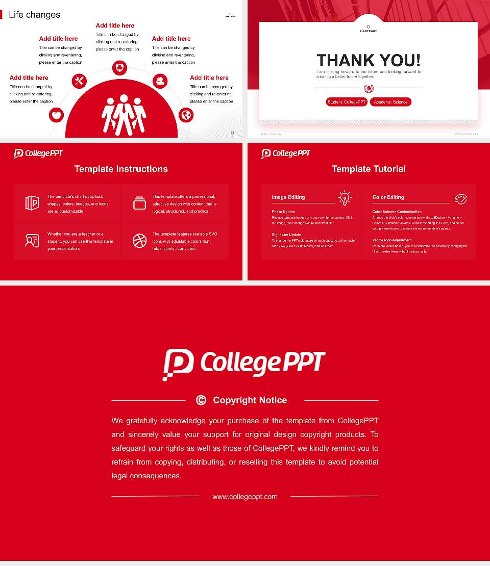 Hartpury University National Scholarship Defense PPT Template16:9 ratio PPT effect preview image4
